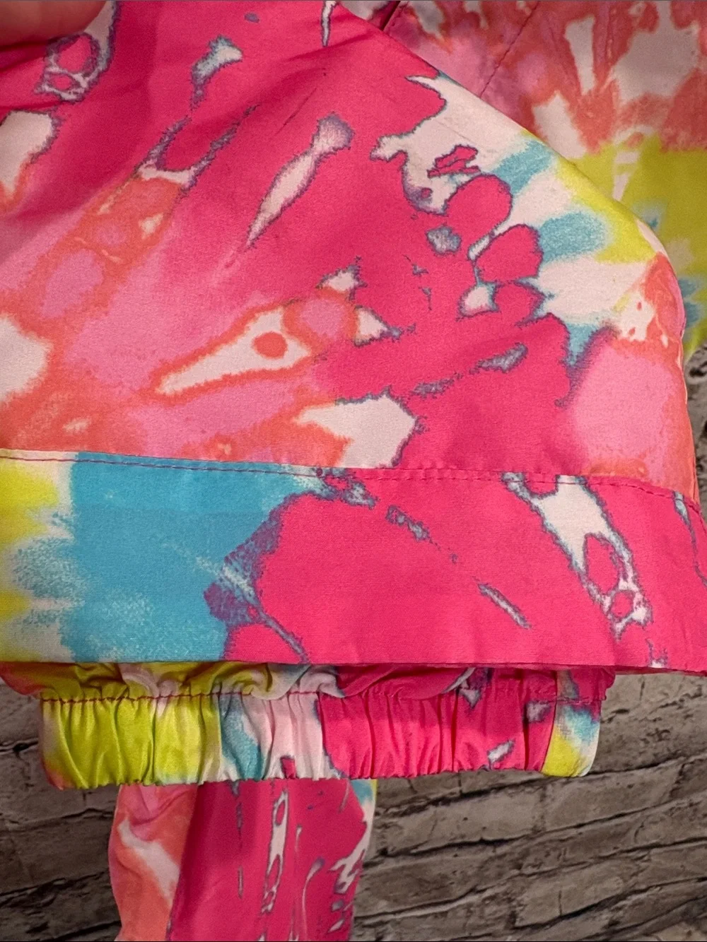 The Children's Place Pink Tie-Dye Snow Bibs